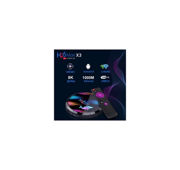 Smart TV-konsoller, Smart TV Amlogic S905 X3 4Gb + 128Gb, ​​Riff