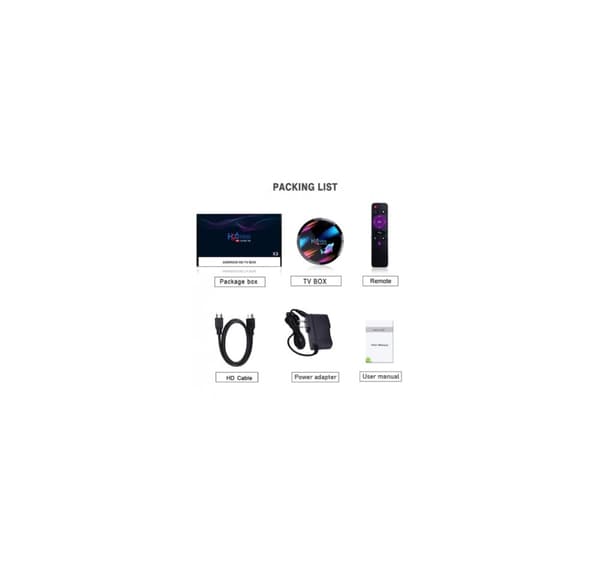 Smart TV-konsoller, Smart TV Amlogic S905 X3 4Gb + 128Gb, ​​Riff