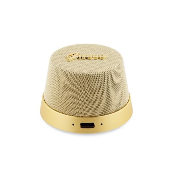 3W Bluetooth 5.3-högtalare MagSafe kompatibel med mikrofon och brusreducering Guess Gold