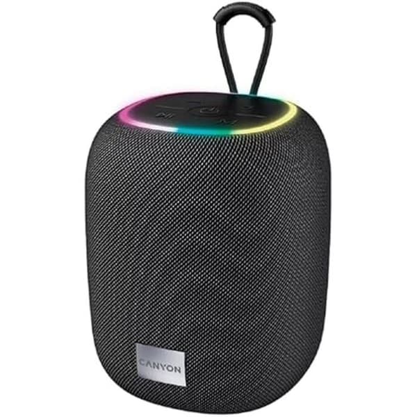 Bärbar Mono-högtalare - CANYON - BSP-8 - 10 W - Bluetooth 5.2 - Batteritid 3h - Bourgogne Burgundisk
