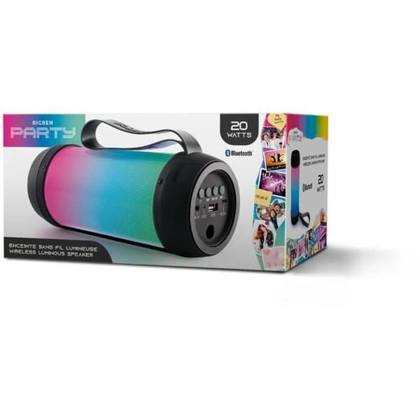 Bluetooth-högtalare - BIGBEN - PARTYBTMINI - 20W - Batteri 1200mAh - Ljus effekter