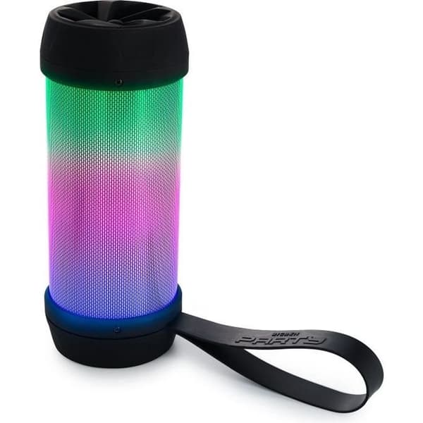Bluetooth-högtalare - BIGBEN - PARTYBTMINI - 20W - Batteri 1200mAh - Ljus effekter Svart, Transparent