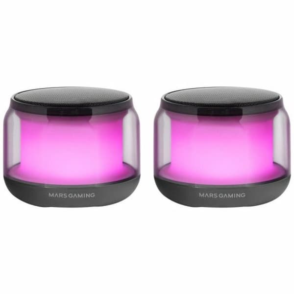 Bærbare Bluetooth-højttalere Mars Gaming MSAURA Sort 15 W