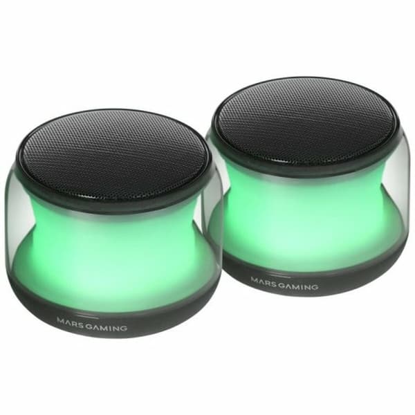 Bærbare Bluetooth-højttalere Mars Gaming MSAURA Sort 15 W