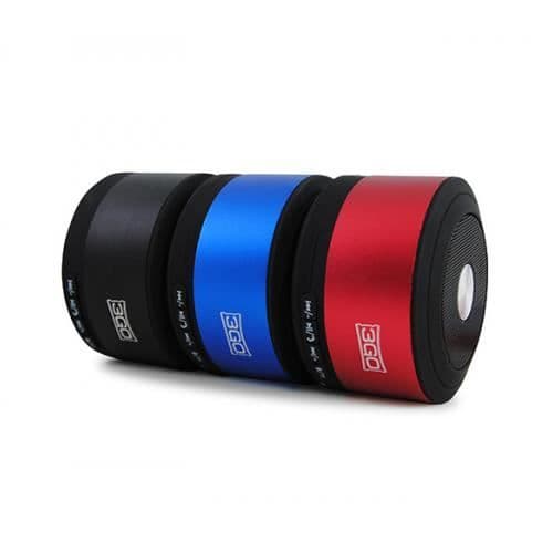 Tempo Black Bluetooth Högtalare - 3GB - Mini Bärbar Högtalare - Bluetooth - Trådlös - 6 timmars batteri