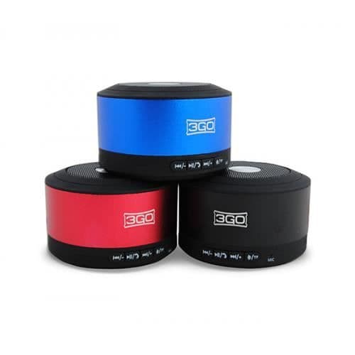 Tempo Black Bluetooth Högtalare - 3GB - Mini Bärbar Högtalare - Bluetooth - Trådlös - 6 timmars batteri