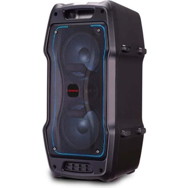 Aiwa KBTUS-400 BT partyhögtalare - Karaokemaskin - LED - Boombox - Trådlösa mikrofoner - Fjärrkontroll
