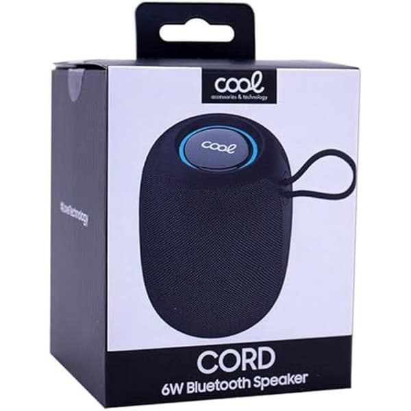 Cool Cord TWS Altavoz Portátil Bluetooth 6W Negro