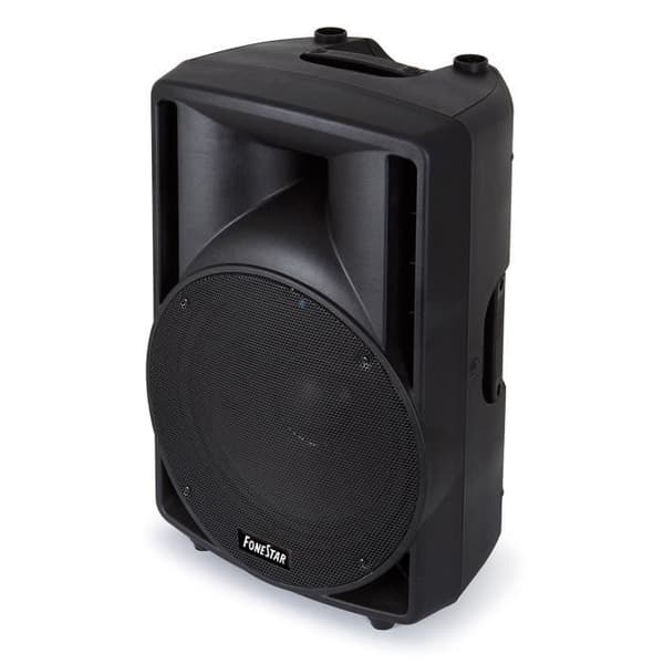 Fonestar Acoustic Box, 360 W, med bärhandtag, 129 dB vid maximal effekt, 8 Ohm.