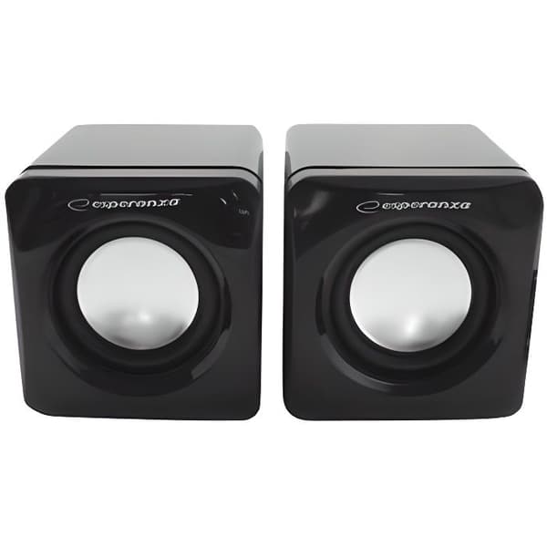 ESPERANZA EP 111 Cube PC-högtalare - Aktiva - Svarta - 2 högtalare - USB