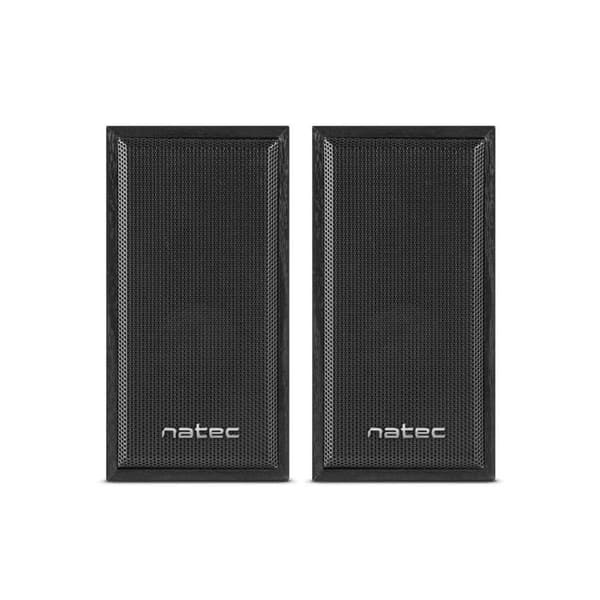 NATEC NGL-1229 SVART TRÄ STEREOHÖGTALARE