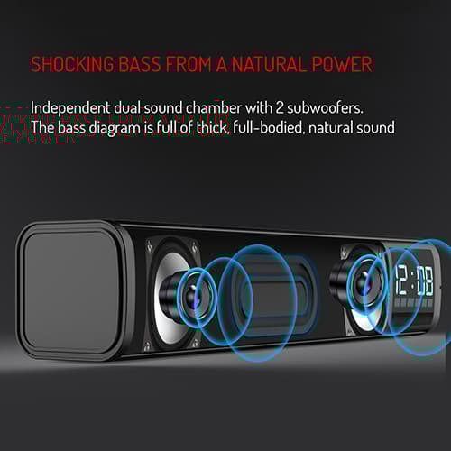 AD 1191 Soundbar med vækkeur