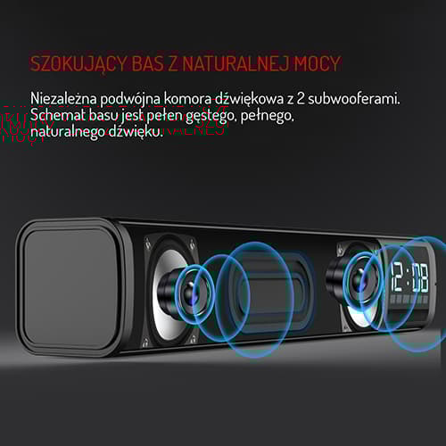 AD 1191 Soundbar med vækkeur