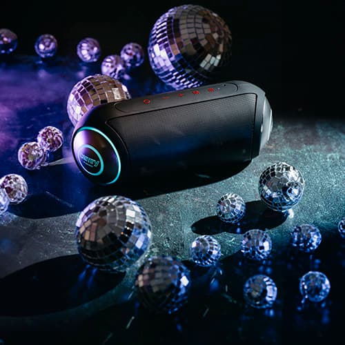CR 1901 sort Trådløs højttaler - Bluetooth
