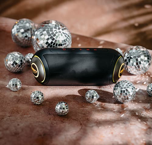 CR 1901 sort Trådløs højttaler - Bluetooth