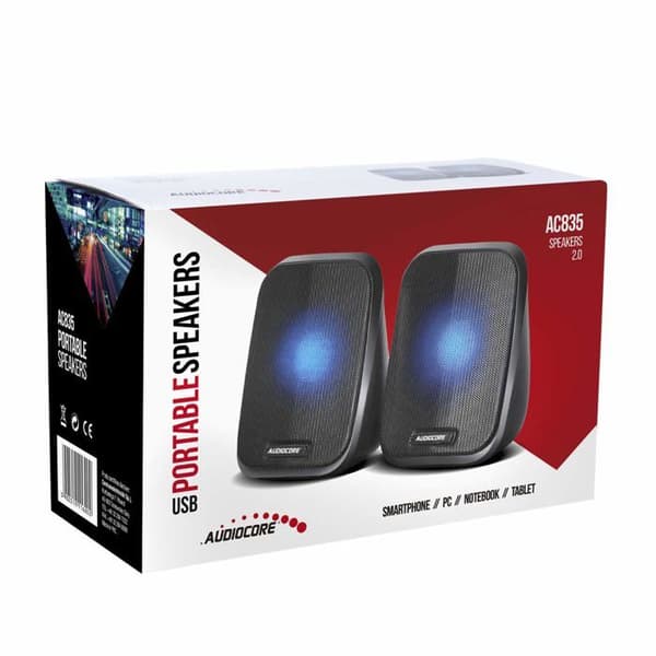Datorhögtalare 2.0 USB 6W Audiocore AC835