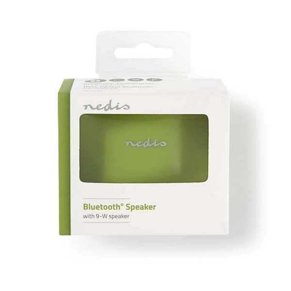 Nedis SPBTAV01GN Bluetooth®-højttaler 9 W Maks. 3 timers spilletid Grøn