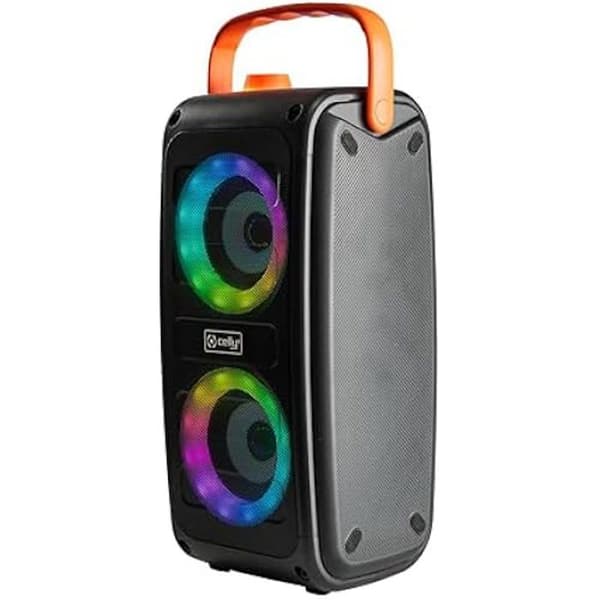 Trådlös Bluetooth-högtalare - CELLY - KIDSPARTYRGB - 10 W - Flerfärgad - Batteri