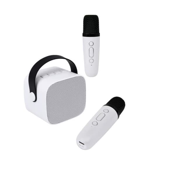 Bärbar Högtalare - Bigben - Party Btmic - 15W - Bluetooth 5.1 - 2 Trådlösa Mikrofonder
