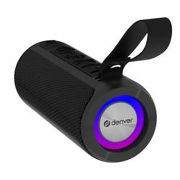 BRUGT Bærbare Bluetooth-højttalere Denver Electronics Sort 10 W (Refurbished A)