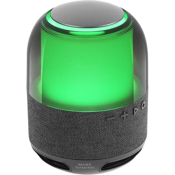 Trådlös Bluetooth-högtalare - Mars Gaming - MS-FLOW - 15W DeepBass - RGB Orbilight 360° - Bluetooth 5.3 Svart