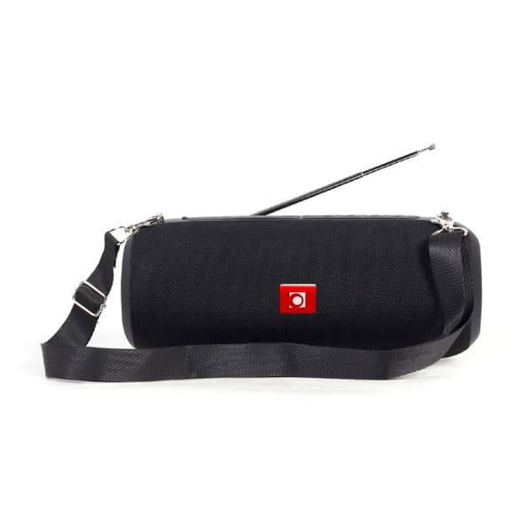 Bærbar Bluetooth-højttaler med FM-radio - Svart Sort