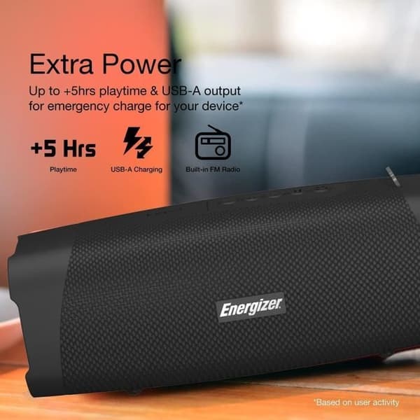 Energizer BTS-105 Trådlös Bluetooth Högtalare med Powerbank