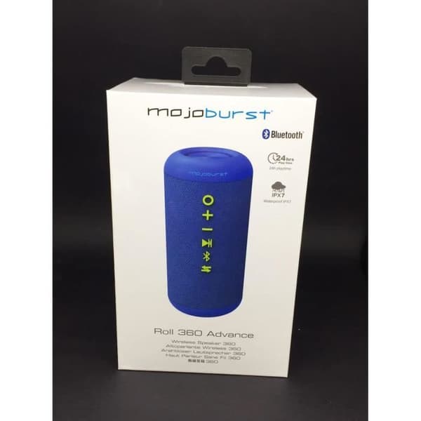 Bluetooth-högtalare mojoburst Mojo Roll 360 Advance IPX7 Blå