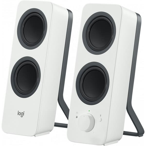 Logitech Z207 Bluetooth-stereo højttalere, naturhvid