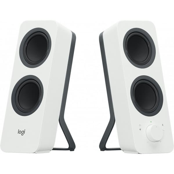Logitech Z207 Bluetooth-stereo højttalere, naturhvid