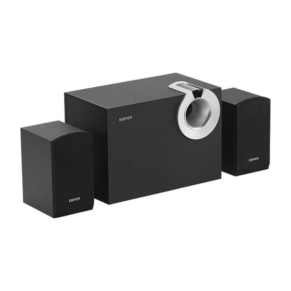BOXE EDIFIER 2.1, RMS:   34W (2 x 8W, 1 x 18W), bluetooth, volum, bass; raport semnal-zgomot: #25dBA, frecventa raspuns - sateliti: 210Hz - 20kHz, bla