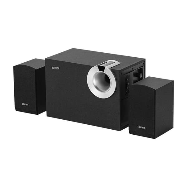 BOXE EDIFIER 2.1, RMS:   34W (2 x 8W, 1 x 18W), bluetooth, volum, bass; raport semnal-zgomot: #25dBA, frecventa raspuns - sateliti: 210Hz - 20kHz, bla
