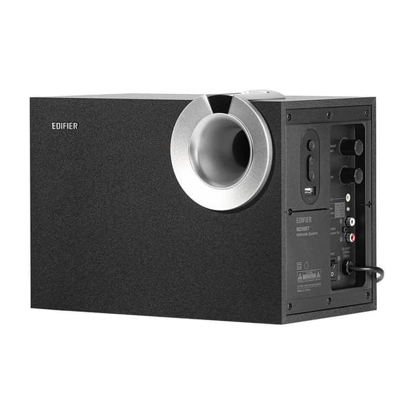 BOXE EDIFIER 2.1, RMS:   34W (2 x 8W, 1 x 18W), bluetooth, volum, bass; raport semnal-zgomot: #25dBA, frecventa raspuns - sateliti: 210Hz - 20kHz, bla