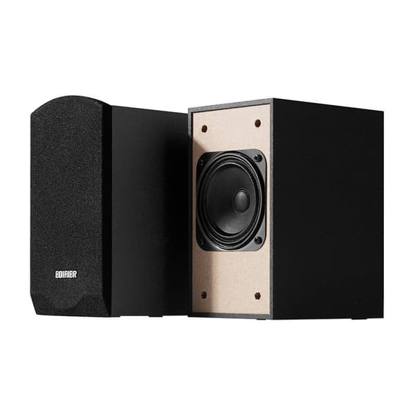 BOXE EDIFIER 2.1, RMS:   34W (2 x 8W, 1 x 18W), bluetooth, volum, bass; raport semnal-zgomot: #25dBA, frecventa raspuns - sateliti: 210Hz - 20kHz, bla