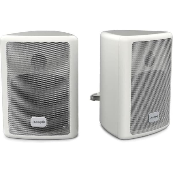 Audibax Pícolo PR-41W - Passiva Hi-FI Regalsystem - Par Stereo Högtalare med 2 Vägar - Högtalare 75W - Vit