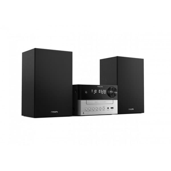 Philips TAM3205MKII/12 mikroanlæg, sort / sølv