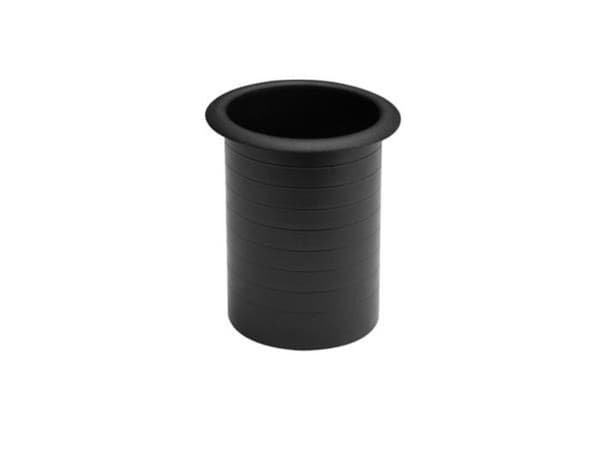 HQ-Power Basreflexrör, för högtalare, med skyddsgaller, Ø 95 x 113 mm, plast, svart
