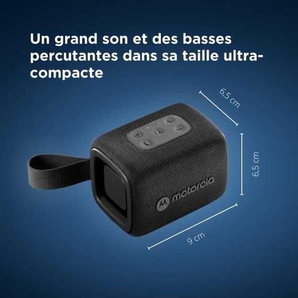 Bluetooth-Högtalare - MOTOROLA - ROKR 300 - 7W - Vattentålig IP67 - 12h Batteritid