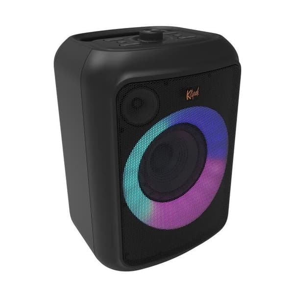 Klipsch GIG XL - Bärbar trådlös högtalare - Bluetooth - 8h batteritid - Ljuseffekter - USB/miniuttag/mikrofon - IPX4 - med 1x Micr