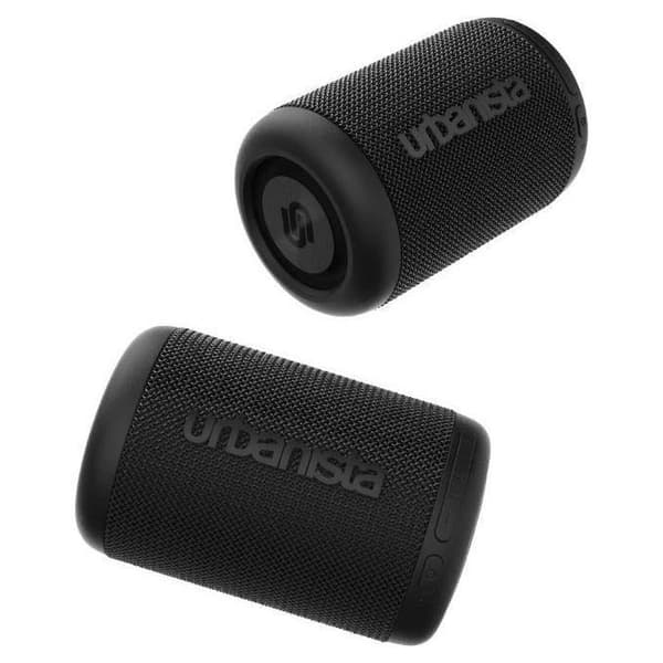 Urbanista Memphis trådlös Bluetooth-högtalare, IPX5 vattentät, 12 timmars speltid, knappkontroller, dubbelparning