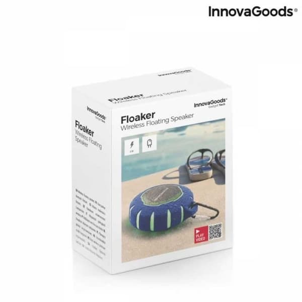 Trådlös högtalare - InnovaGoods - Floaker - LED - Vattentålig - Blå
