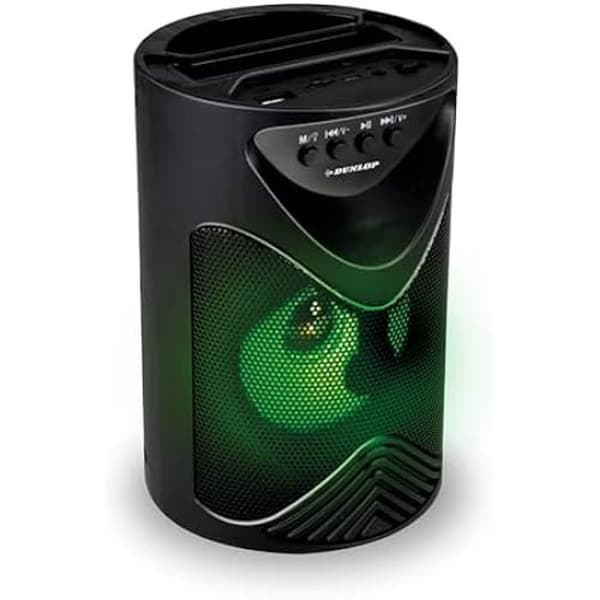 Bluetooth högtalare - DUNLOP - TWS modell - 10W - USB - Färg Svart/Vit