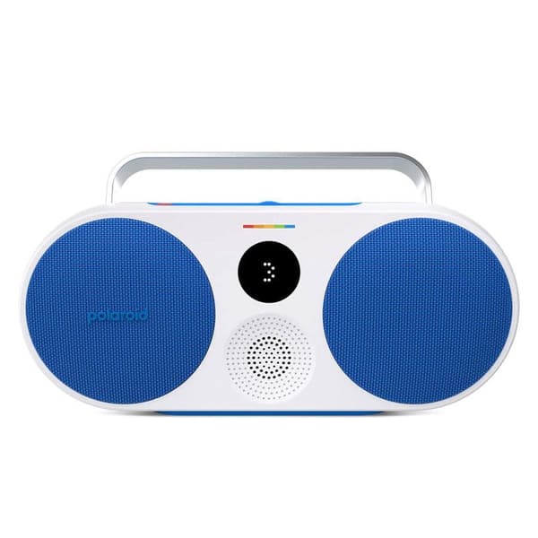 Trådlöst Bluetooth-högtalare - Polaroid - Musikspelare 3 - Blå och vit - Bluetooth-anslutning - Trådlös Blå, Vit