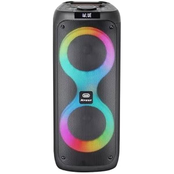Bärbar Förstärkt Högtalare - TREVI - XF 480 KO - 35 W - Karaoke-Funktion - Bluetooth och USB-C