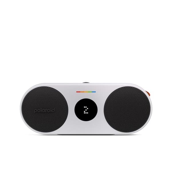 POLAROID Music Player 2 trådlös Bluetooth-högtalare - Svart och vit - 6h batteri - Stänkskyddad