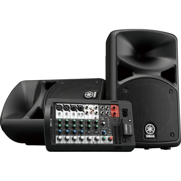 Yamaha STAGEPAS 400BT 180 Watt 2-vägs Bluetooth trådlösa Personal Assistant System-högtalare Svart