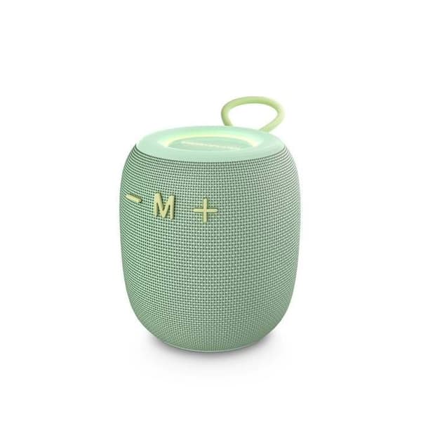 Bloom – Bluetooth-högtalare (Bluetooth 5.3, 18 timmars batteritid, IPX6, True Wireless, 100 % återvunnen plast, LED-belysning)