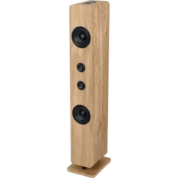 Bluetooth-högtalare - THOMSON - Trä/Svart - 120W, Optisk, USB, Equalizer, TWS, Fjärrkontroll, Strömförsörjning 230V