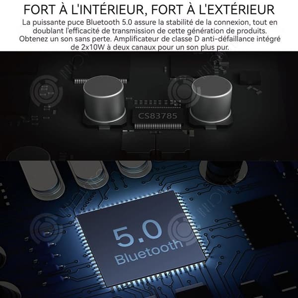 INN bluetooth högtalare 10 timmars speltid 23x6x6cm mottagningsavstånd 10-15 meter lätt bärbar bluetooth högtalare nr