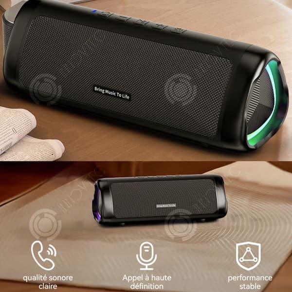 INN Bluetooth-högtalare 2000mAh-4000mAh IPX6 15m effektivt avstånd Bluetooth 5.3 Chip Type-C-gränssnitt Bärbar SO-högtalare